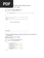 Write A Java Applet To Display A Textual Content On The Browser