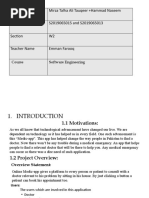 Name Mirza Talha Ali Tauqeer +hammad Naseem: Course Software Engineering