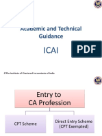 Academic and Technical Guidance