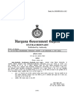 Haryana Government Gazette: Extraordinary