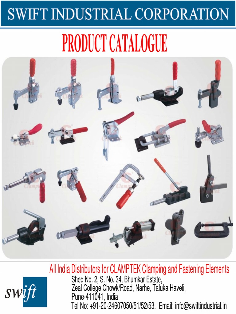 Clamptek Toggle Catalogue PDF Metals Steel