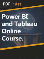 Power BI and Tableau Online Course