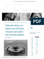 Il Servizio idrico_ un settore non del tutto “escluso” dal Codice dei contratti pubblici – Lab-IP (1).pdf