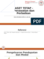 Biaya Perawatan Aset Tetap