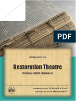 Theatre of Restoraton Assignment.pdf