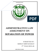 MIDHAT SEPERATION OF POWER.docx