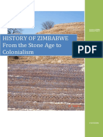 History of Zimbabwe From The Stone Age To Colonialism Signed