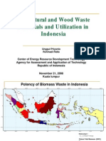 Agricultural and Wood Waste Potentials and Utilization in Indonesia