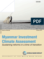 Myanmar Investment Climate Assessment