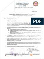 DM No. 441, S. 2019 Guidelines and Process For LRMDS Assessment and Evaluation of Locally Developed and Procured Materials PDF