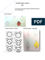 Activitati Artistico - Plastice