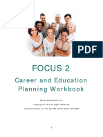 Focus 2: Career and Education Planning Workbook
