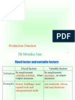 Production Function