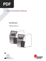 Host Transmission Manual: DXH 500 Series