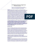 UPDATE OF Myofascial Pain From Trigger Points