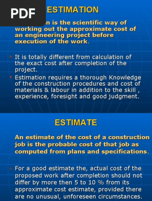 1 Estimate of Building Theory (2)