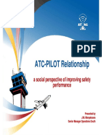 ATC-PILOT Relationship: A Social Perspective of Improving Safety Performance