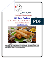 Idly Dosa Recipes PDF - Penmai PDF