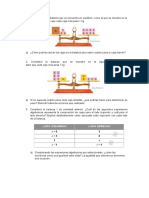 Actividades Ecuaciones de Primer Grado