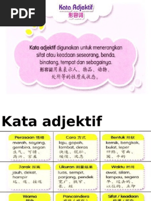 Kata Adjektif Pdf