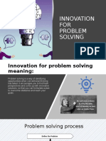 Innovation For Problem Solving