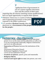 Democracy: Democracy Is An Egalitarian Form of Government in