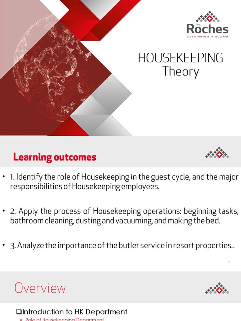 Housekeeping Theory PDF PDF Public Toilet Laundry