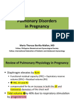 Pulmonary Disorders in Pregnancy
