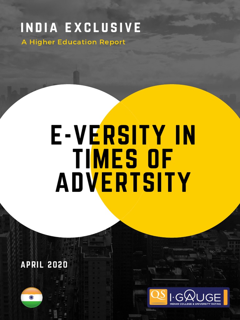 India Exclusive: E-Versity in Times of Advertsity | PDF | Educational ...