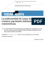 La enfermedad de Lyme en fase crónica_ pacientes sufriendo desde la controversia