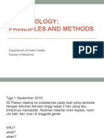 Epidemiology: Principles and Methods: Department of Public Health, Faculty of Medicine