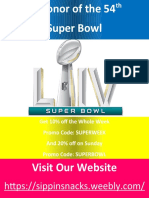 Super Bowl Sale