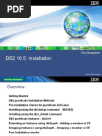 DB2 10.5: Installation: © 2010 IBM Corporation