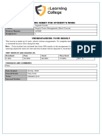 Marking Sheet For Student'S Work