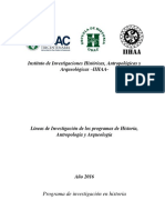 Líneas de Investigación 2016