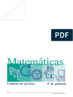 Taller de Matemáticas Grado Cuarto