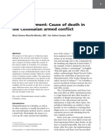 Dismemberment: Cause of Death in The Colombian Armed Conflict