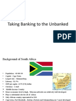 Taking Banking To The Unbanked
