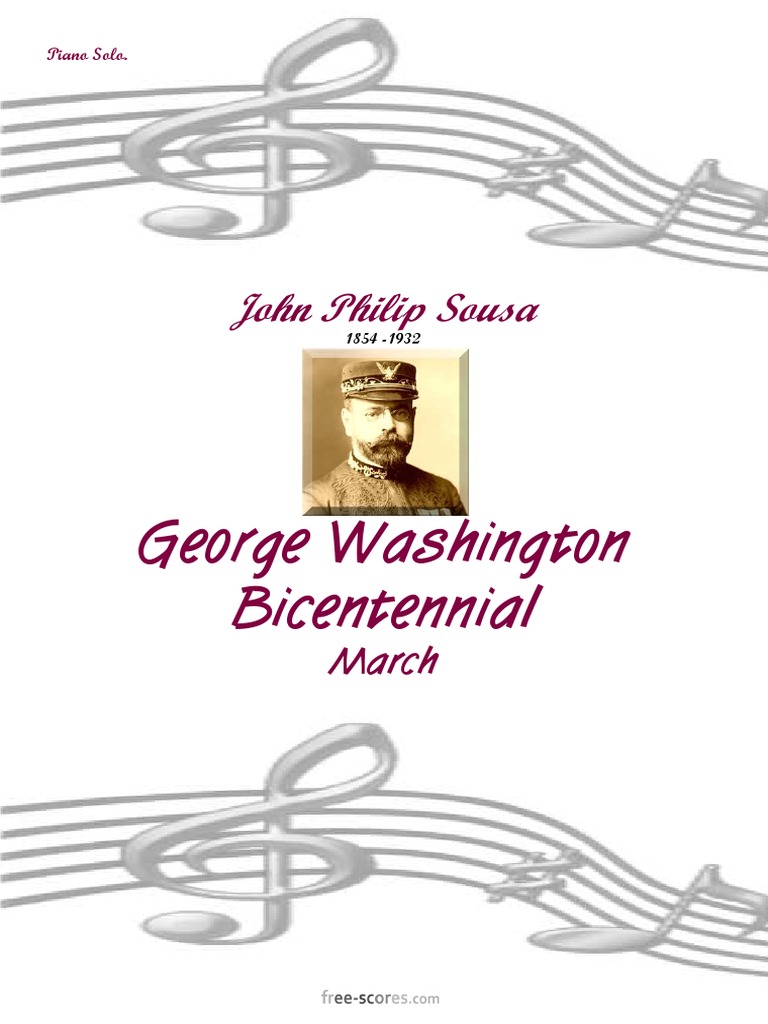 George Washington March Score | PDF