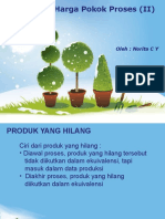 Metode Harga Pokok Proses (II) 4