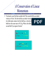 Example of Conservation of Linear Momentum