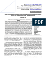 109753-301481-1-PB: White Mango Scale, Aulacaspis Tubercularis, Distribution and Severity Status in East and West Wollega Zones, Western Ethiopia