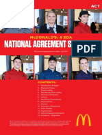 National Agreement Summary: Mcdonald'S & Sda