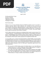 Reschenthaler DOD EcoHealth Letter