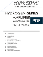 Hydrogen-Series Amplifier: GZHA 2400XII