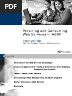 ABAP - Web Service - Providing and Consuming