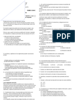 Examen Extraordinario de Espanol Primer Grado PDF
