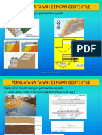 PERKUATANA TANAH DENGAN GEOTEXTILE1 Kuliah 6 210220 PDF