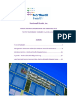 Northwell Management Discussion of 2019 Performance