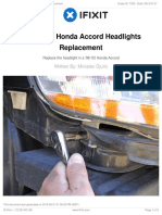 1998-2002 Honda Accord Headlights Replacement: Written By: Miroslav Djuric